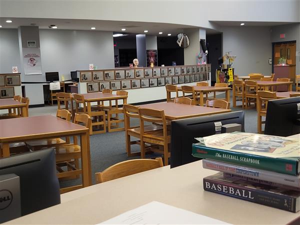 View of current HS media center